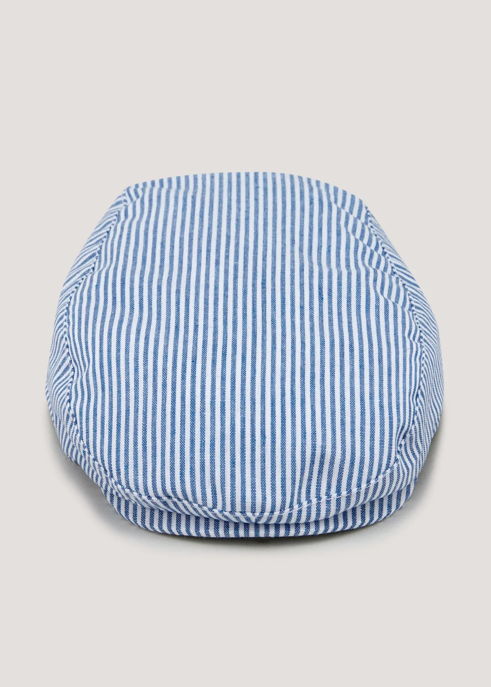 Boys Blue Stripe Flat Cap (Newborn-24mths) - Age 6 - 12 Months Image 1