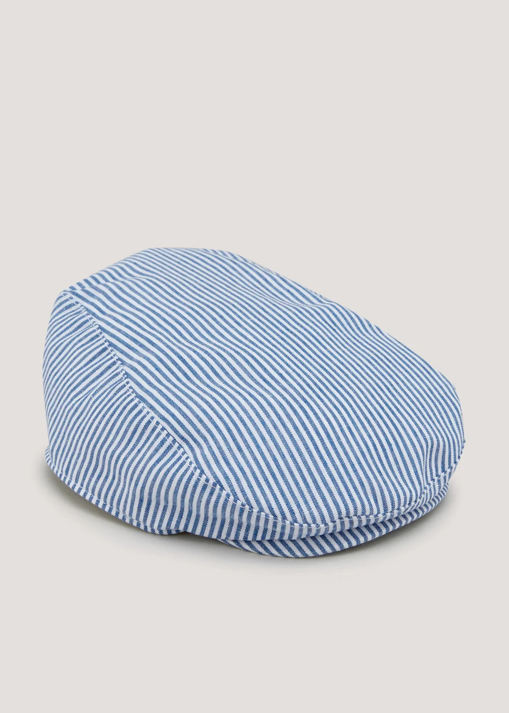 Boys Blue Stripe Flat Cap (Newborn-24mths) - Age 6 - 12 Months Image 2