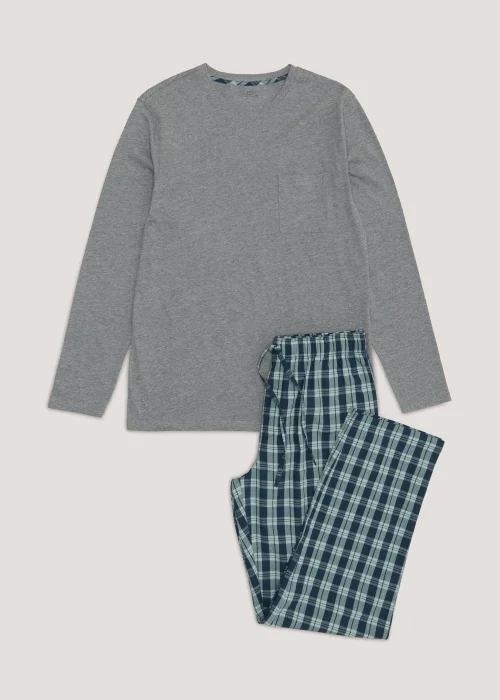 Green Check Pyjama Set - Small Image 4