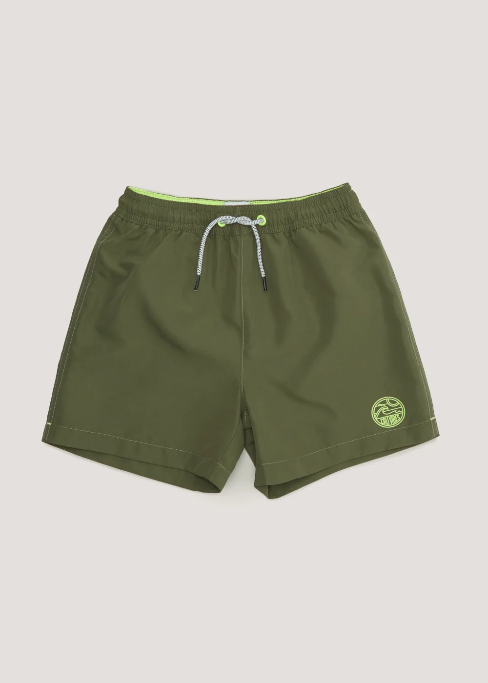 Boys Khaki Swim Shorts (3-13yrs) - Age 3 - 4 Years Image 1