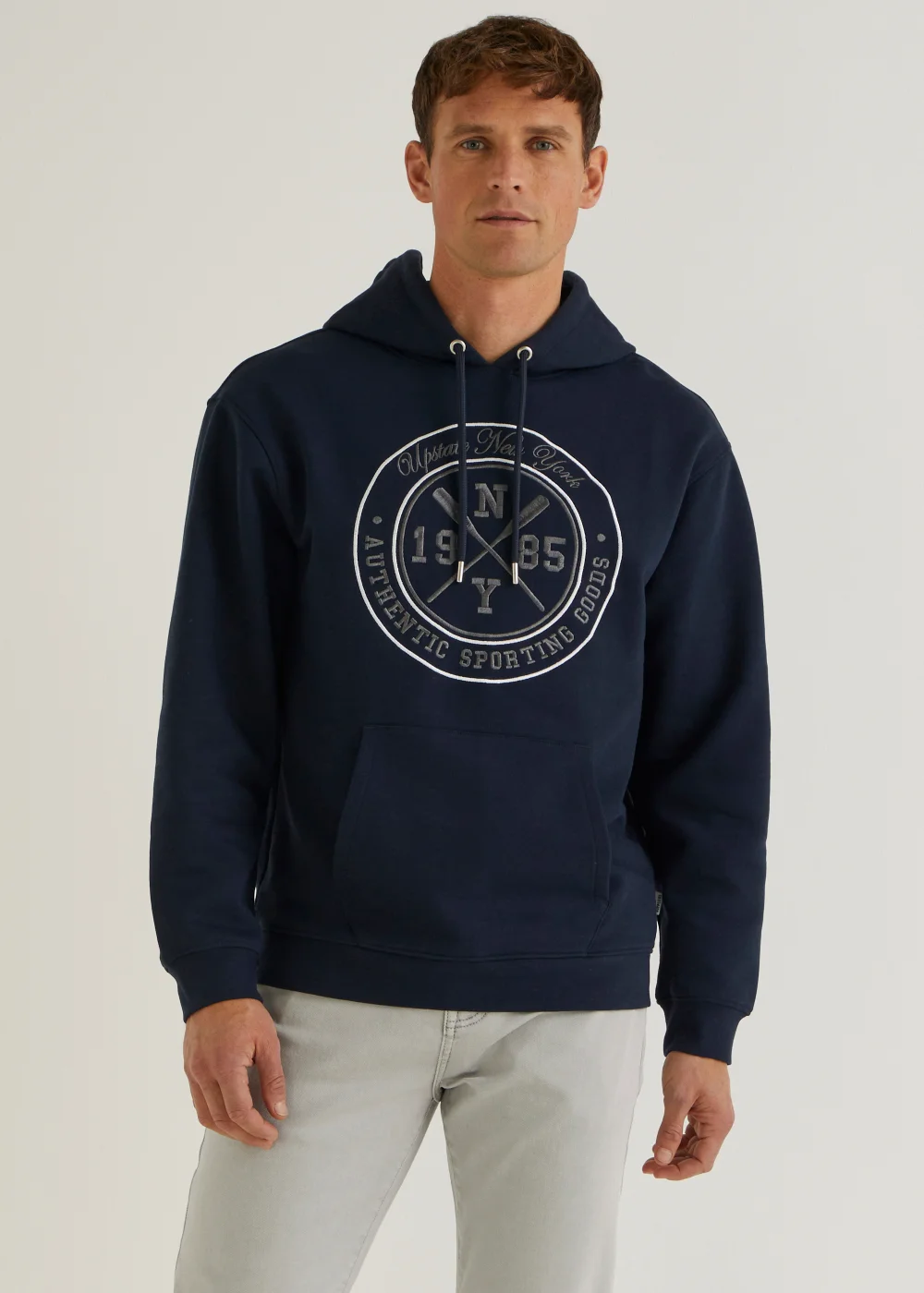 Navy Oversized Hoodie - S Image 1