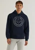 Navy Oversized Hoodie - S Image 1