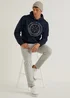 Navy Oversized Hoodie - S Image 5