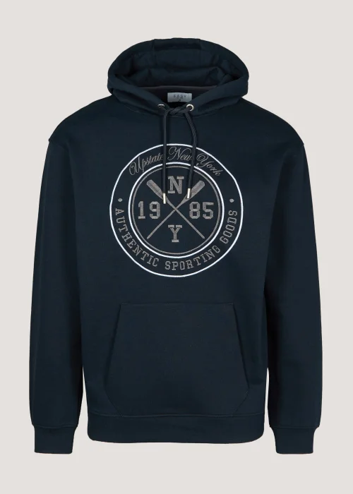 Navy Oversized Hoodie - S Image 4