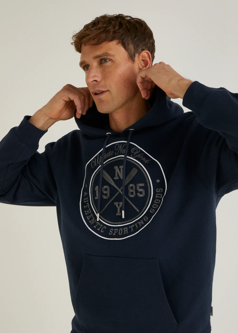 Navy Oversized Hoodie - S Image 2