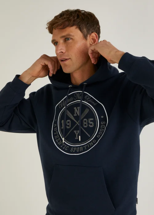 Navy Oversized Hoodie - S Image 2