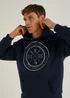 Navy Oversized Hoodie - S Image 2