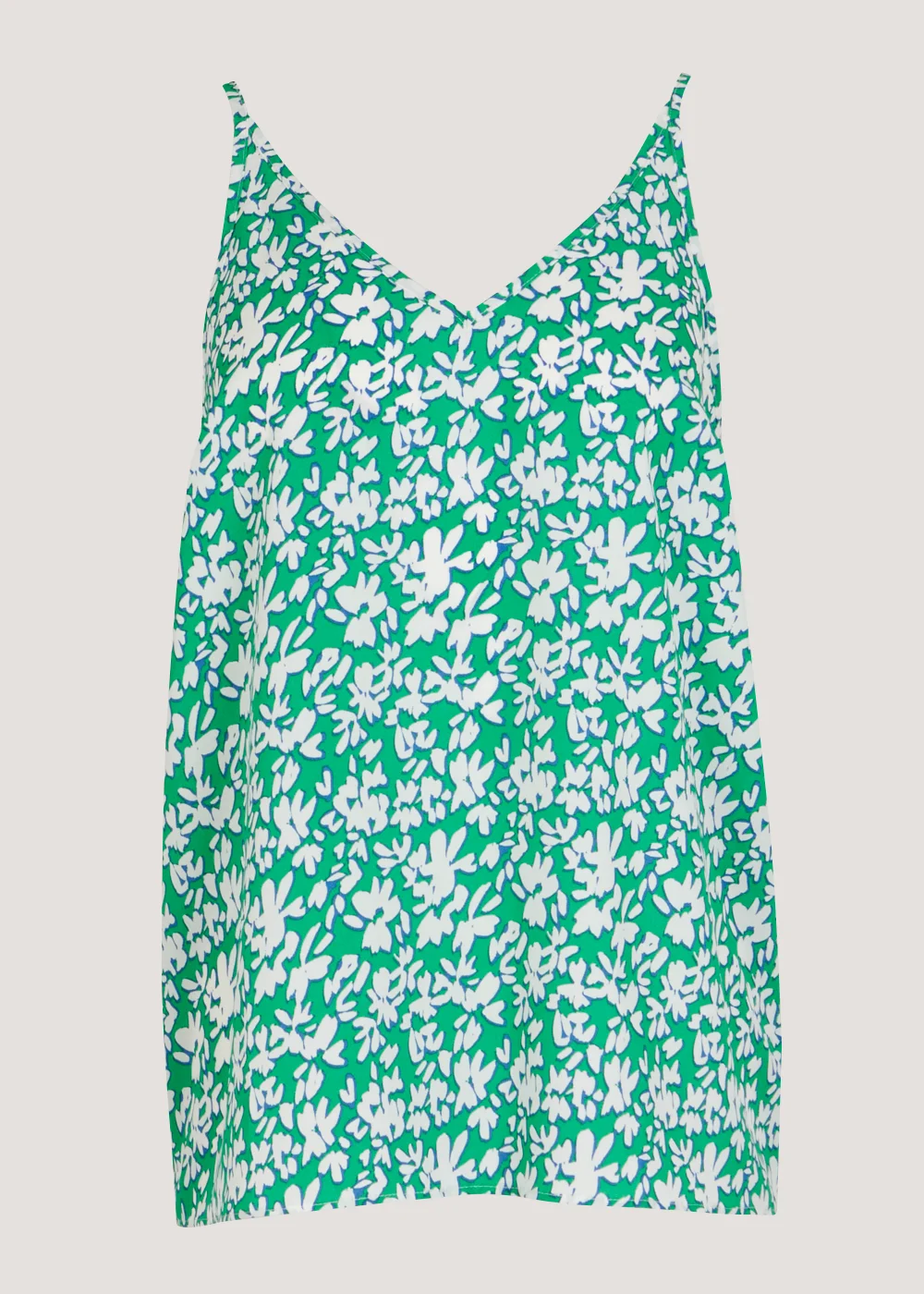 Green Print Cami Top - 8 Image 5