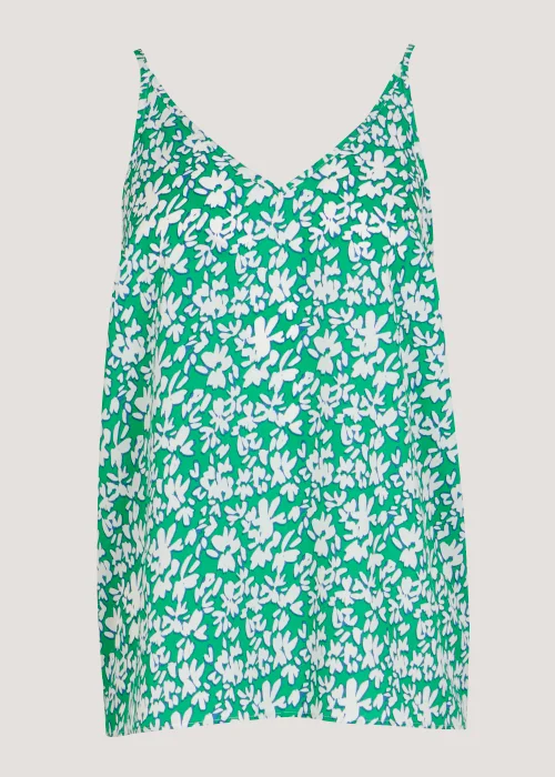 Green Print Cami Top - 8 Image 5