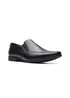Clarks Black Sidton Edge Leather Shoes - Size 7 G Image 5
