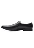 Clarks Black Sidton Edge Leather Shoes - Size 7 G Image 6