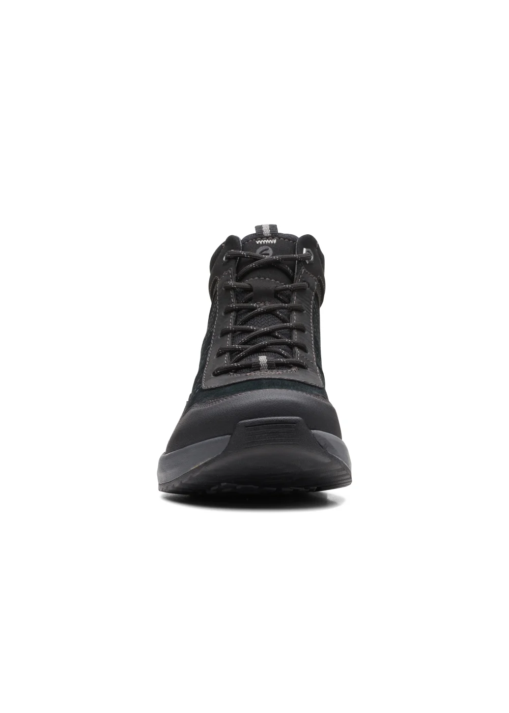 Clarks Black Wellman Top GP Leather Walking Boots - Size 9 G Image 2