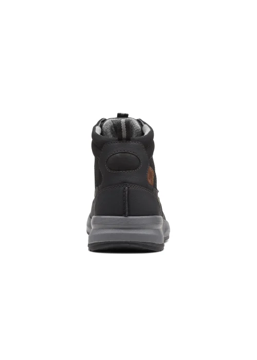 Clarks Black Wellman Top GP Leather Walking Boots - Size 9 G Image 7