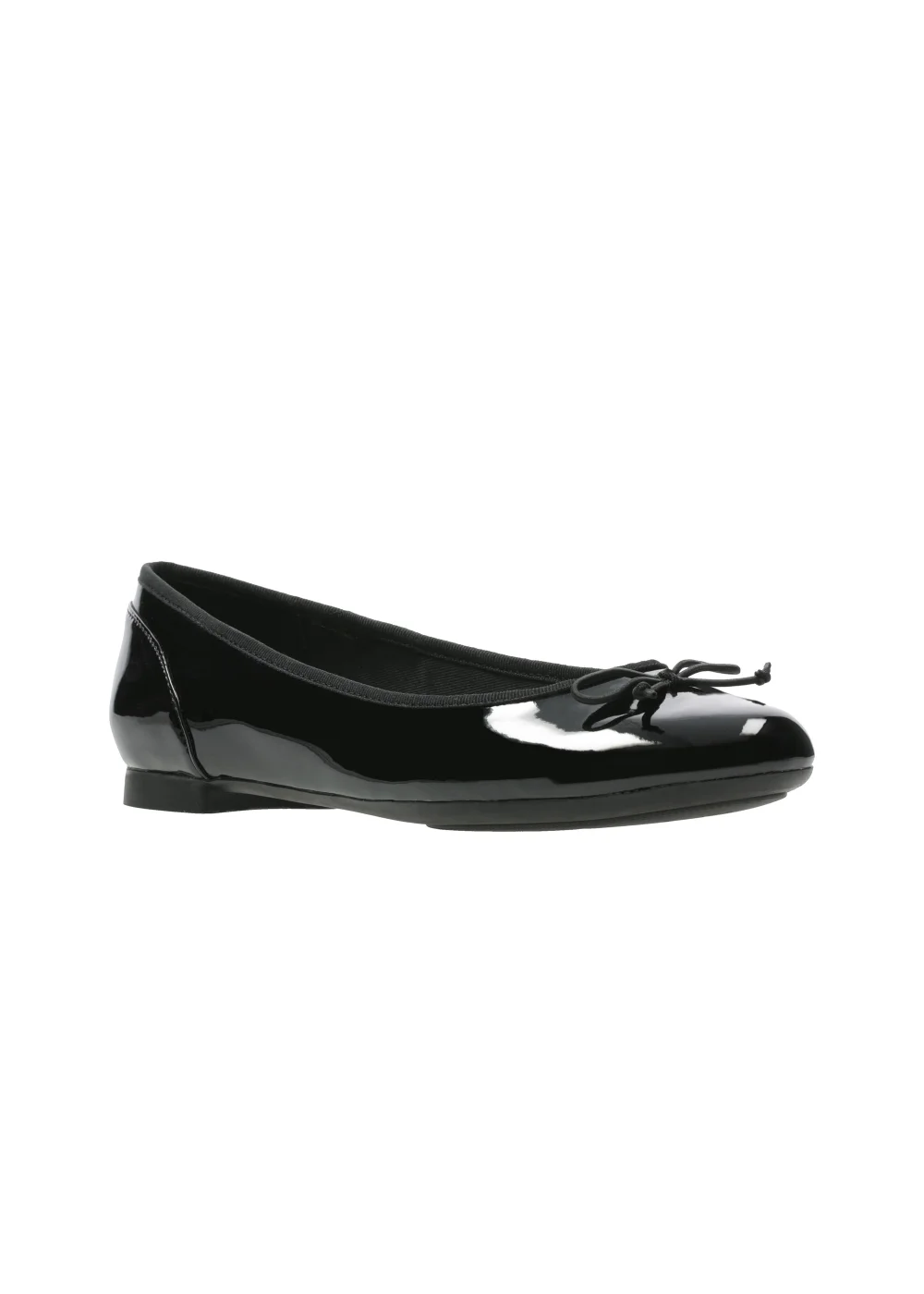 Clarks Black Couture Bloom Ballet Flats - Size 4 D Image 4