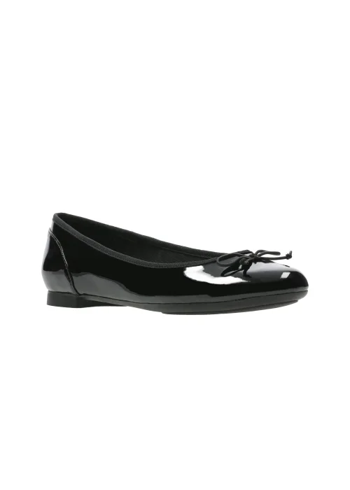Clarks Black Couture Bloom Ballet Flats - Size 4 D Image 4