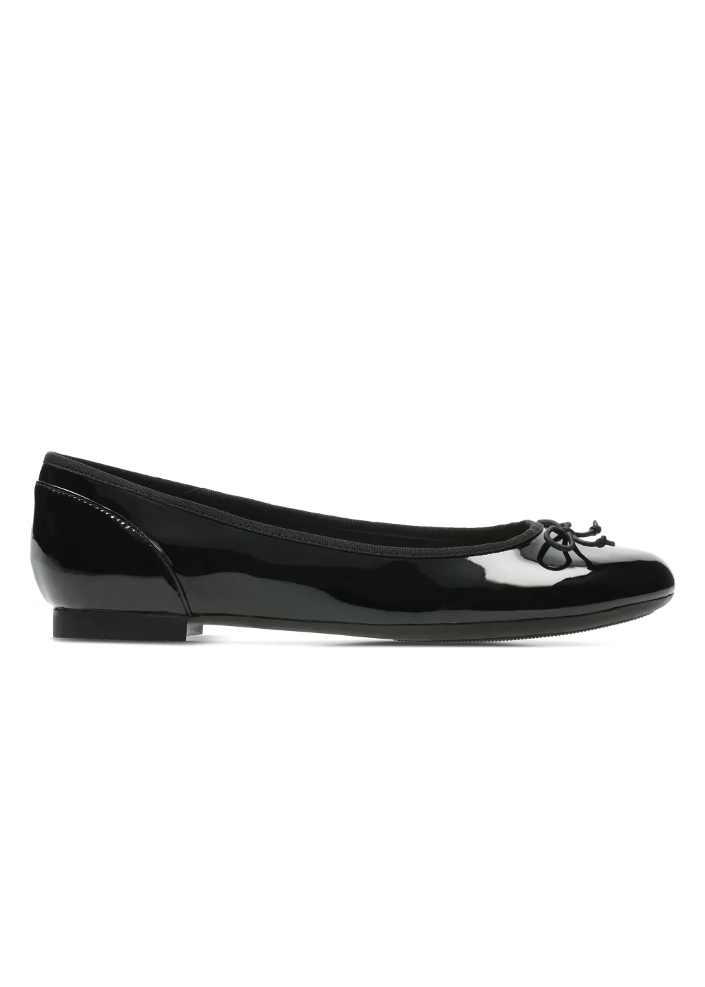 Clarks Black Couture Bloom Ballet Flats - Size 4 D Image 1