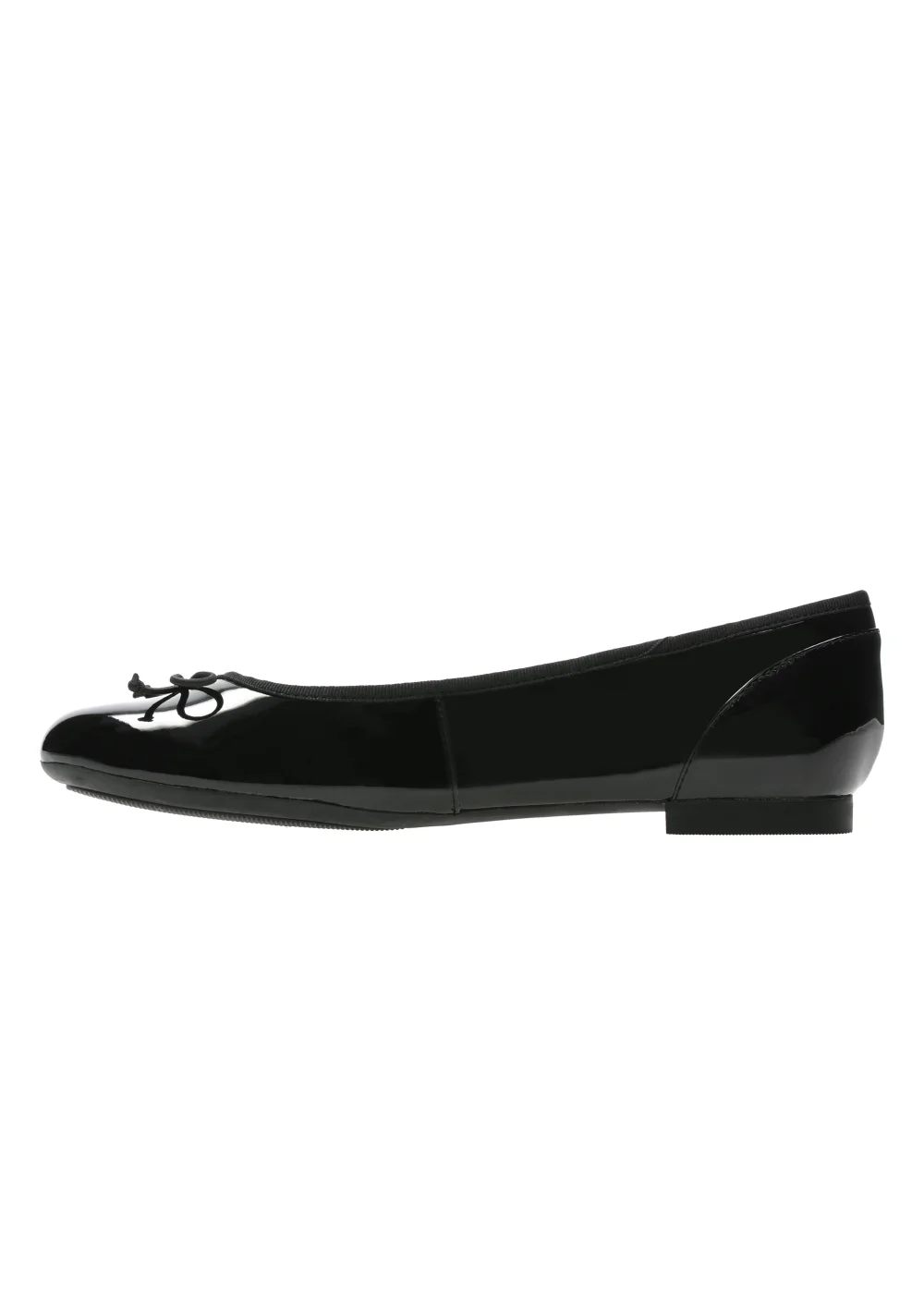 Clarks Black Couture Bloom Ballet Flats - Size 4 D Image 3