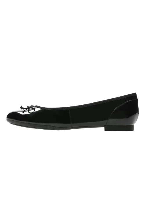 Clarks Black Couture Bloom Ballet Flats - Size 4 D Image 3