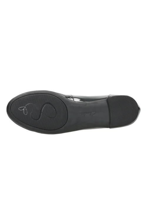Clarks Black Couture Bloom Ballet Flats - Size 4 D Image 7