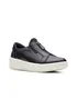 Clarks Black Layton Rae Leather Sneakers - Size 3 D Image 7