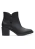 Clarks Black Leather Scene Zip Boots - Size 5 Image 1