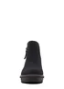 Clarks Black Airabell Zip Suede Ankle Boots - Size 5 Image 2