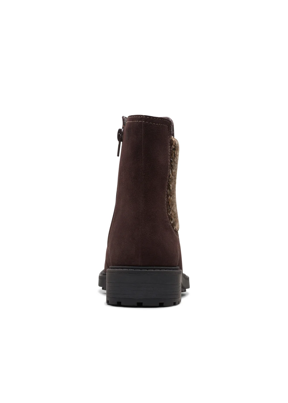 Clarks Black Airabell Zip Suede Ankle Boots - Size 5 Image 3