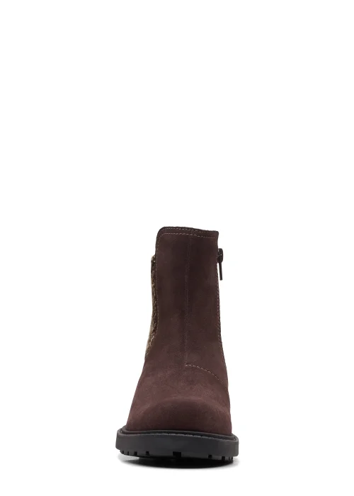 Clarks Dark Brown Opal Sky Suede Boots - 6 Image 2
