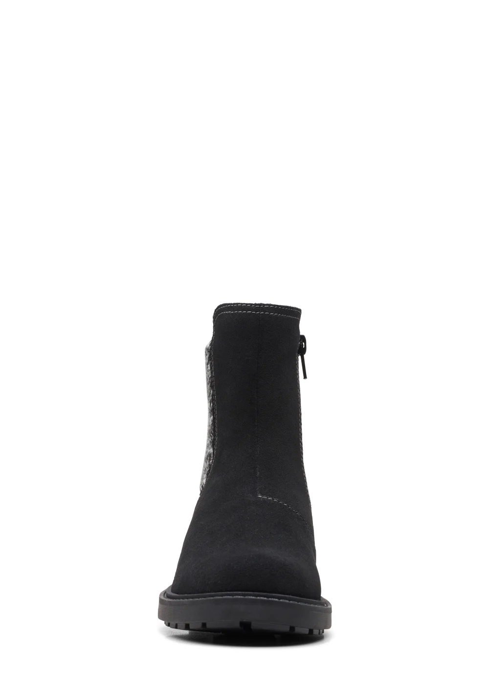 Clarks Black Opal Sky Suede Boots - Size 3 D Image 3