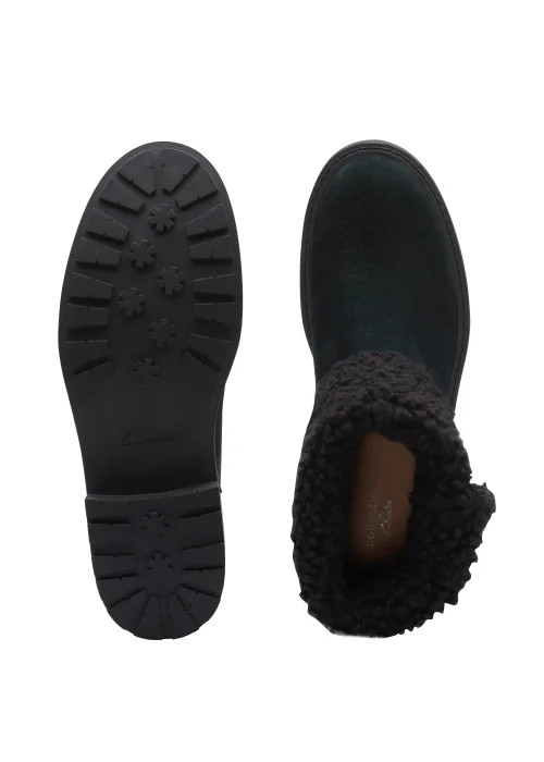 Clarks Stone Opal Zip Warmlined Boots - Size 4 D Image 5