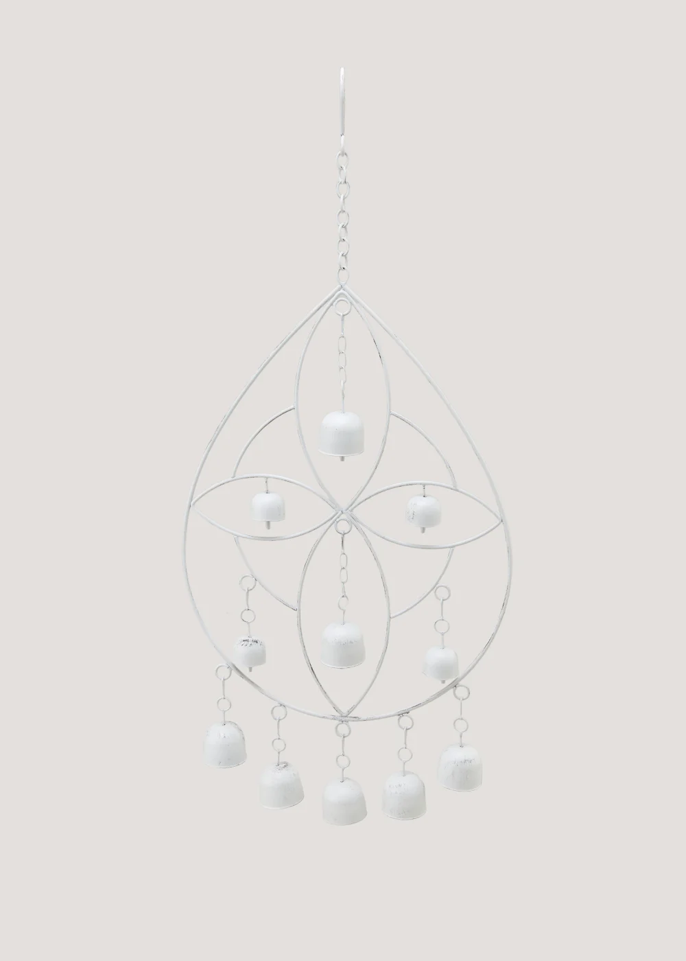 White Wind Chime (30cm x 4cm x 69cm) Image 1