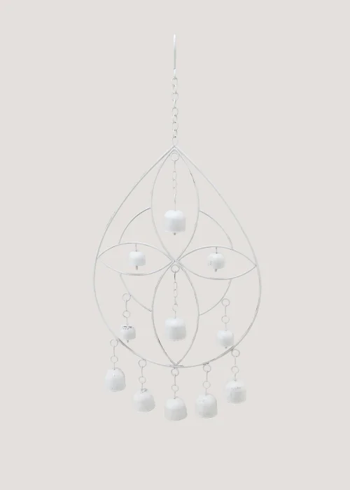 White Wind Chime (30cm x 4cm x 69cm) Image 1