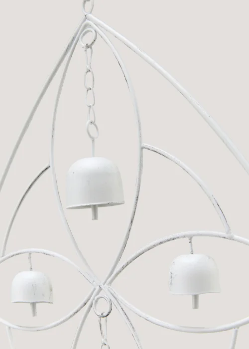 White Wind Chime (30cm x 4cm x 69cm) Image 2