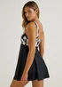 Black Animal Print Swim Dress - 10 Image 1