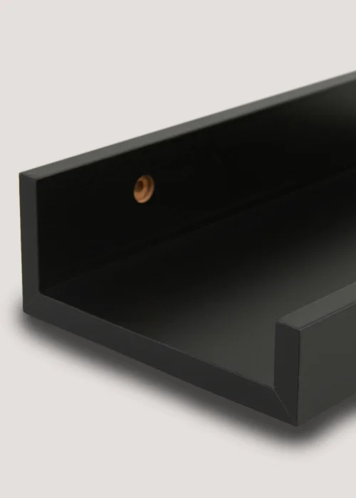 Set of 3 Black Picture Shelves (25cm / 35cm / 45cm) Image 2