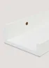 Set of 3 White Picture Shelves Image 2