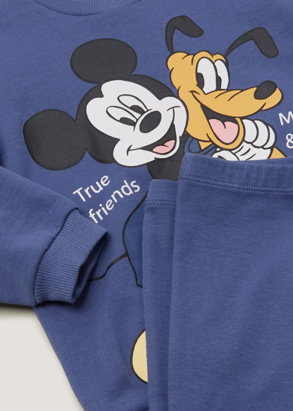 Baby Blue Disney Mickey Mouse Sweatshirt Set (Newborn-18mths) - Newborn Image 2