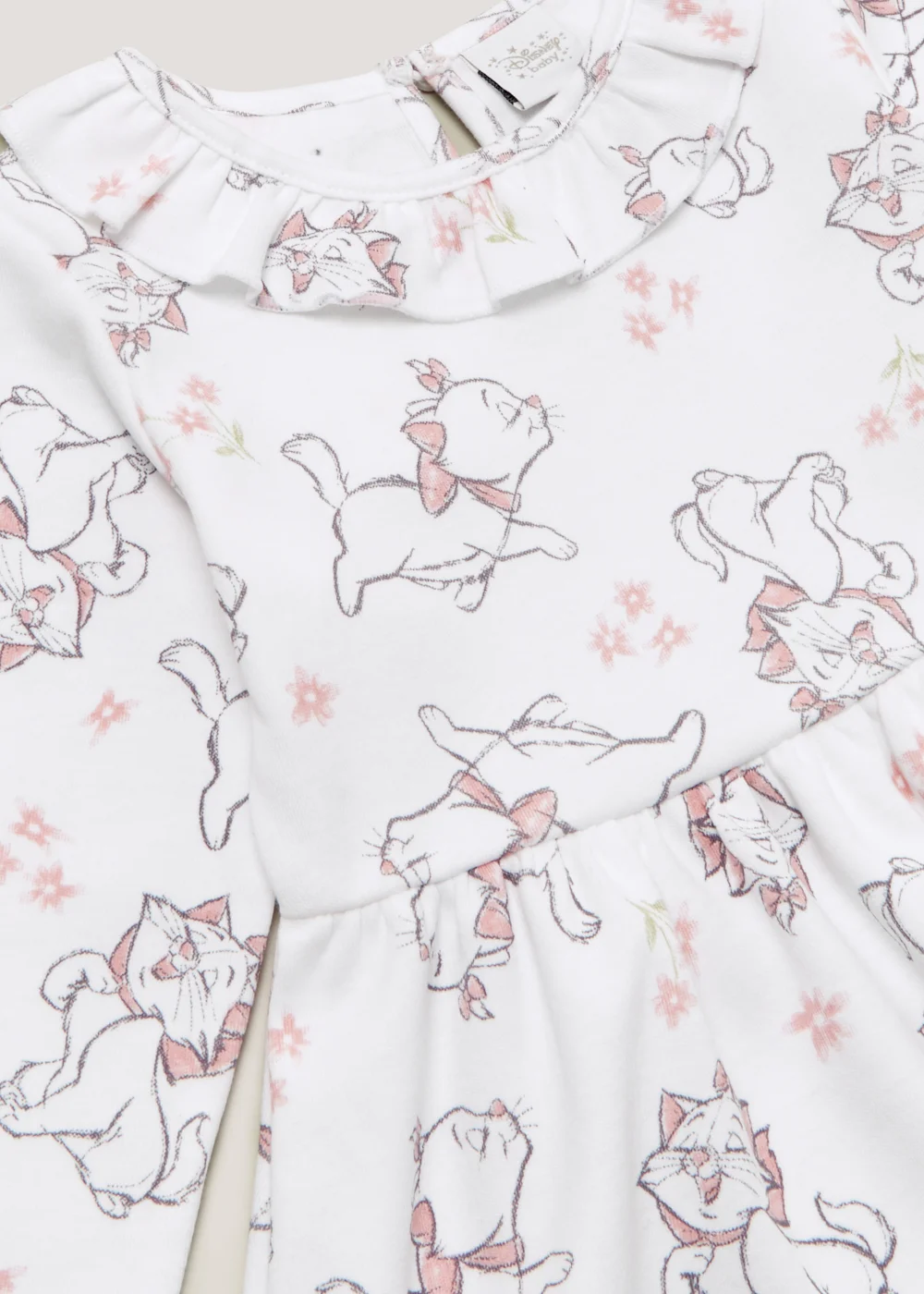 Baby White Disney Marie Dress (Newborn-12mths) - Newborn Image 2