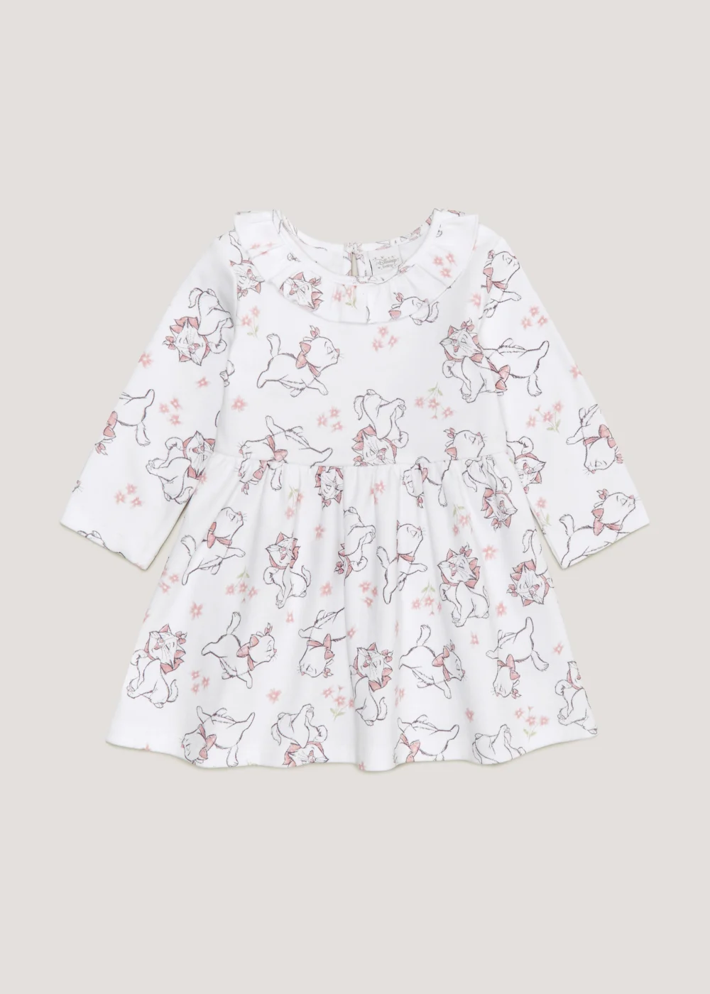 Baby White Disney Marie Dress (Newborn-12mths) - Newborn Image 1