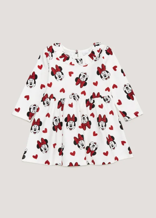 Baby Cream Disney Minnie Mouse Dress (Newborn-12mths) - Newborn Image 1
