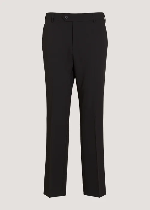 Farah Black Stretch Active Waist Trousers - 32 Waist 29 Leg Image 2