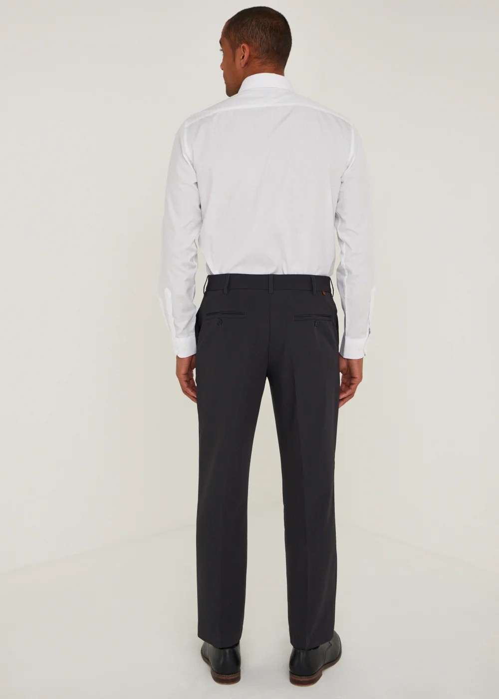 Farah Charcoal Stretch Active Waist Trousers - 32 Waist 29 Leg Image 3