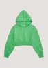 Girls Candy Couture Green Cropped Hoodie (9-16yrs) - 9 Yrs Image 1