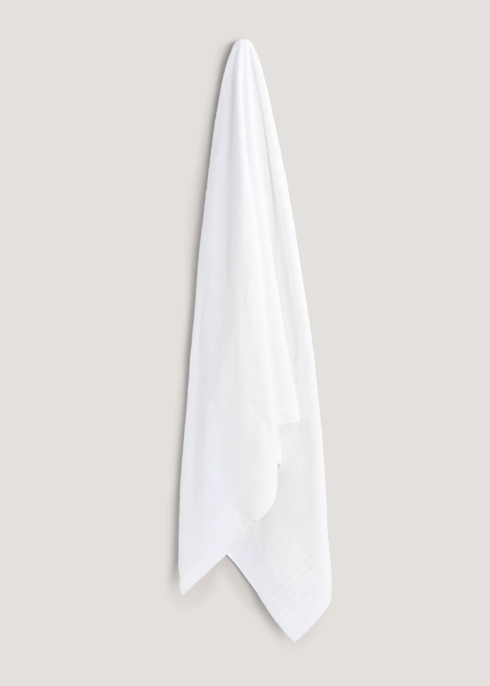 White 100% Egyptian Cotton XL Bath Sheet - Bath Sheet Image 1