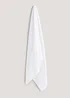 White 100% Egyptian Cotton XL Bath Sheet - Bath Sheet Image 1