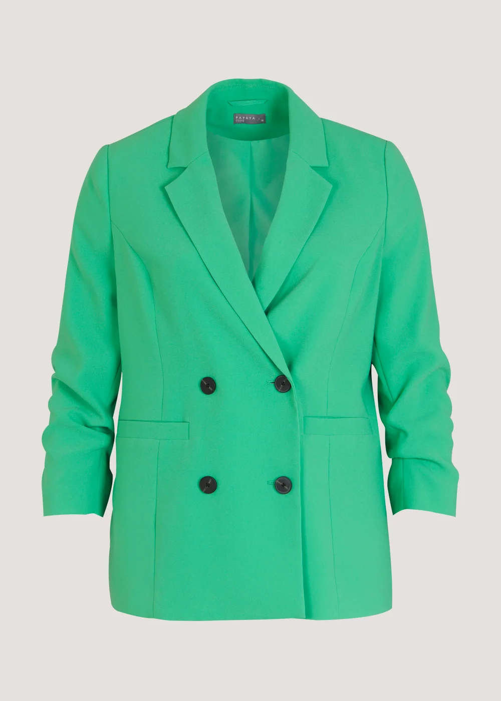 Papaya Curve Green Blazer - 18 Image 3