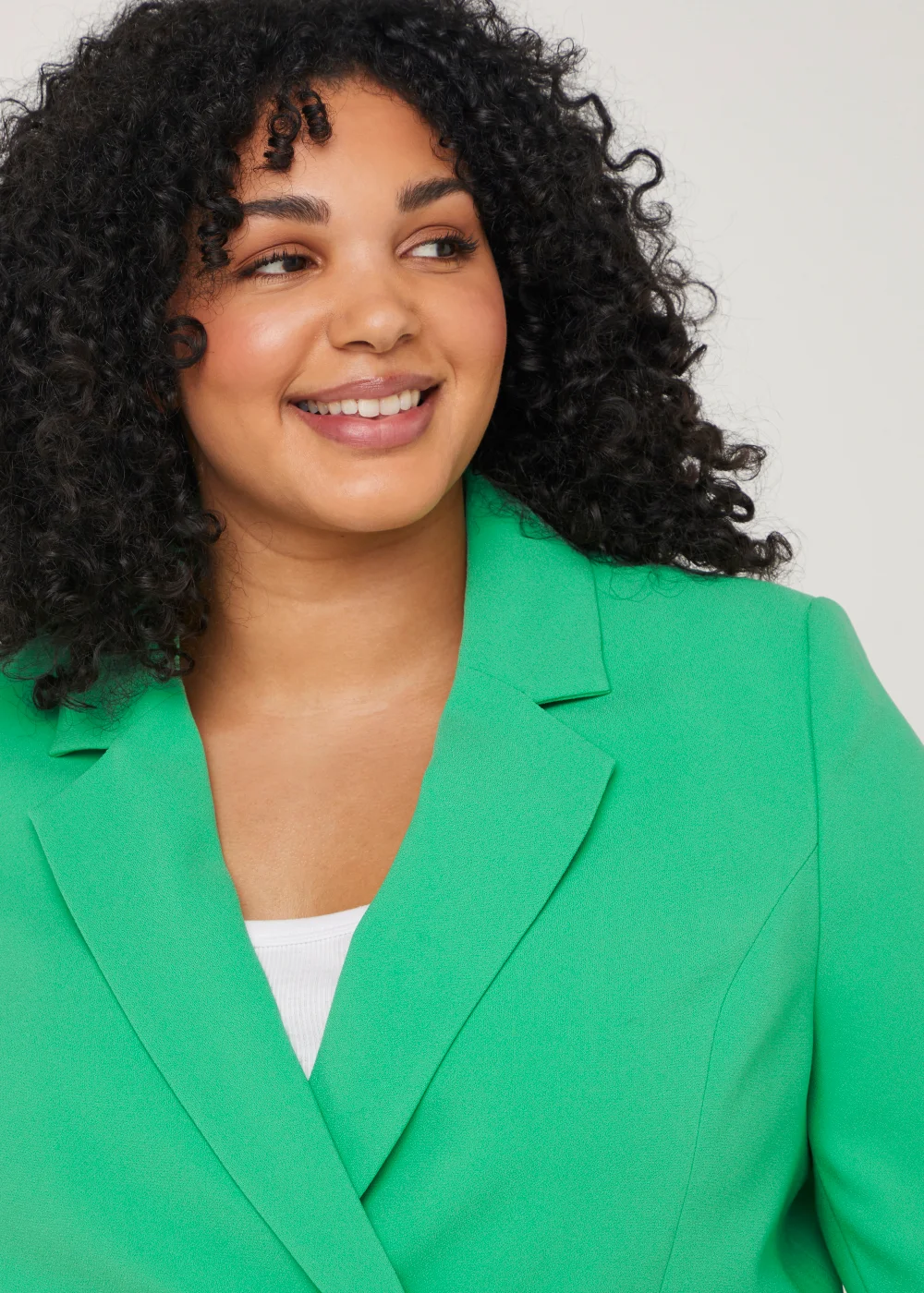 Papaya Curve Green Blazer - 18 Image 4