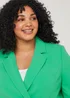 Papaya Curve Green Blazer - 18 Image 4