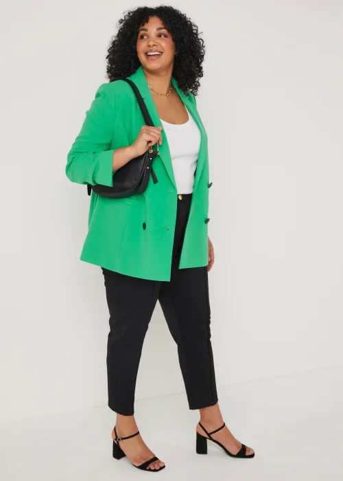 Papaya Curve Green Blazer - 18 Image 5