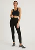 Souluxe Black Ruched Sports Leggings - 8 Image 1